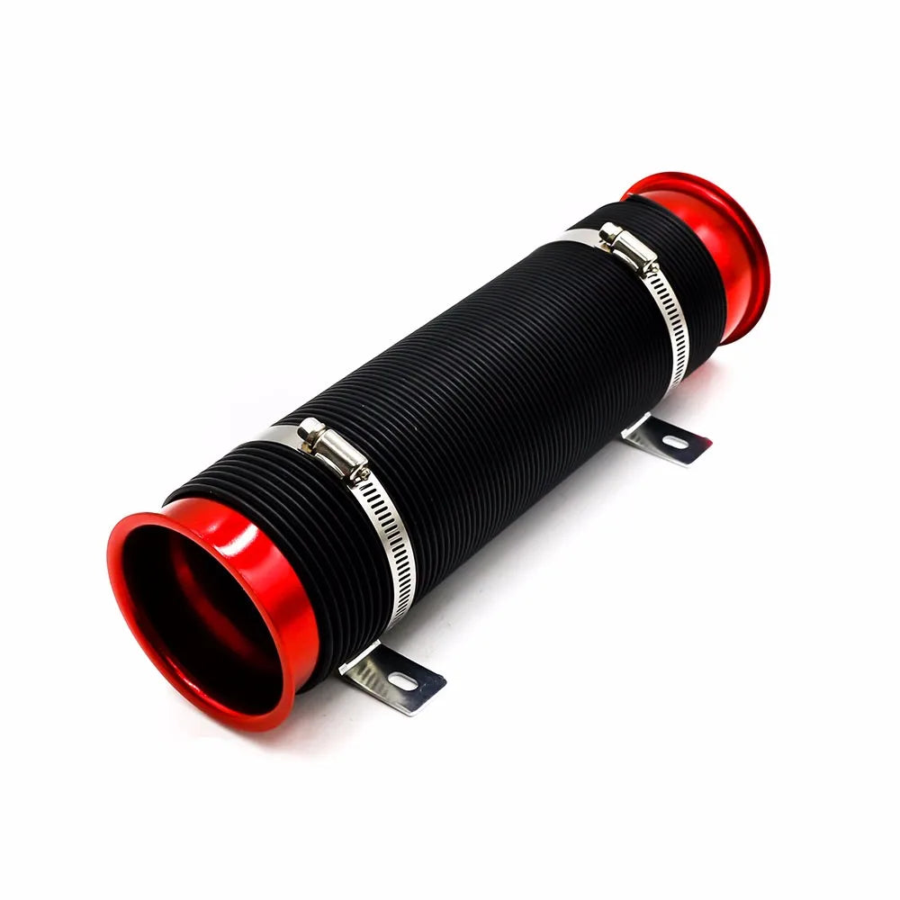 76mm Universal Flexible Cold Air Intake Pipe Telescopic Ventilation Tube Kit