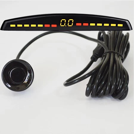 Car LED Parking Reverse Sensors Backup Monitor Display Parktronic Kit