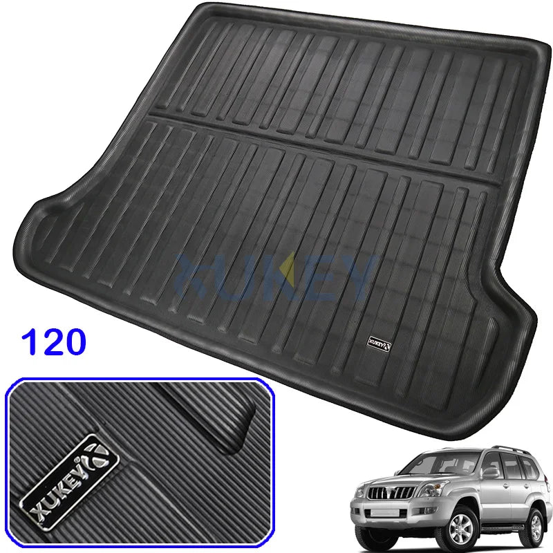 Rear Trunk Cargo Boot Mat for Toyota Land Cruiser Prado J120 2003–2009
