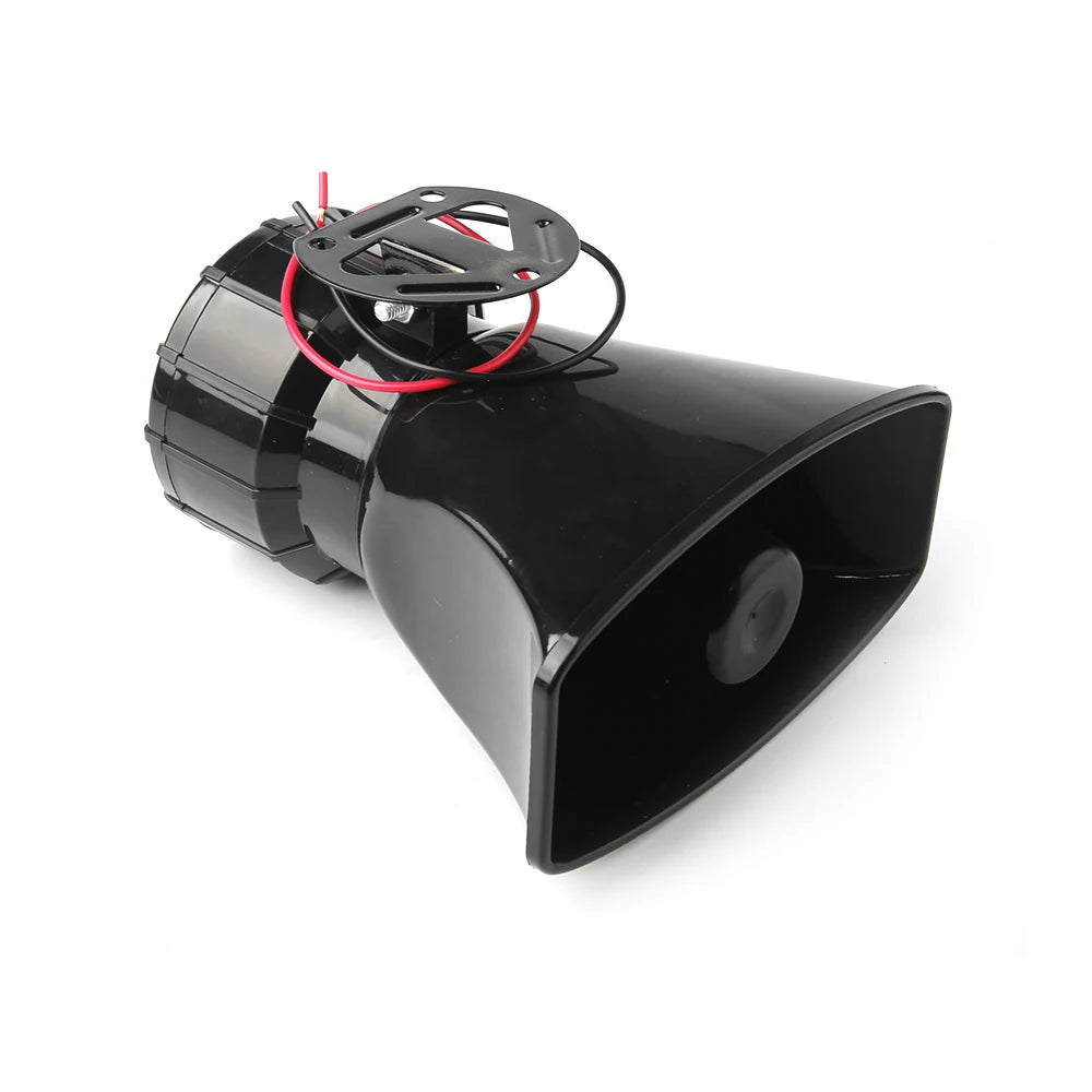 12V 130dB Wireless Electronic Warning Siren Speaker with Remote Control