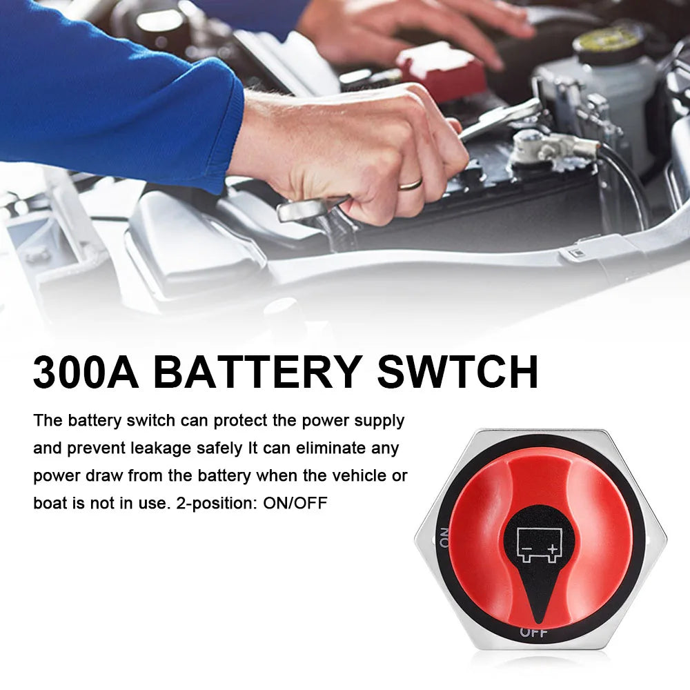 12V 32V Battery Disconnect Switch 50A 100A 200A 300A Car Boat Truck Isolator
