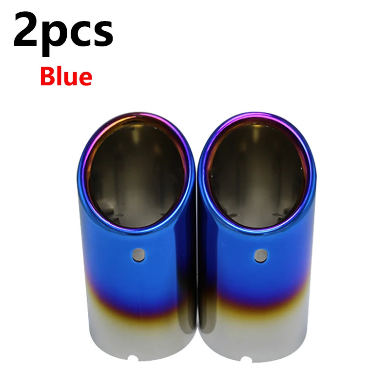 Stainless Steel Exhaust Tip for VW Jetta MK6 Golf 6 Golf 7 1.4T Muffler