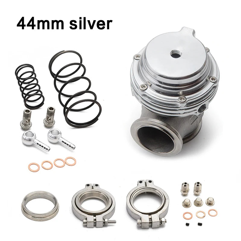 44mm Water Cooled External Turbo Wastegate MV-R V-Band Flange Hardware 14PSI