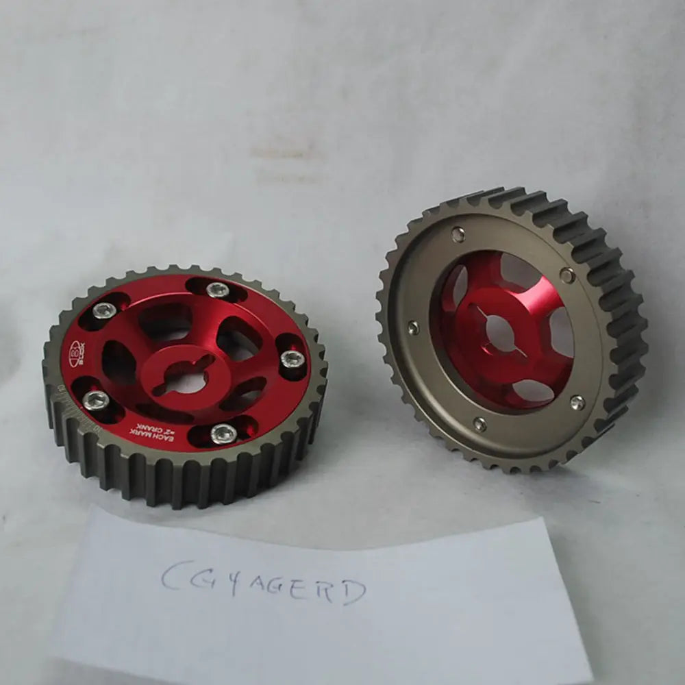 Blox 2PCS Adjustable Cam Gear Pulley Set for Toyota 4AGE 16V 1984-1989