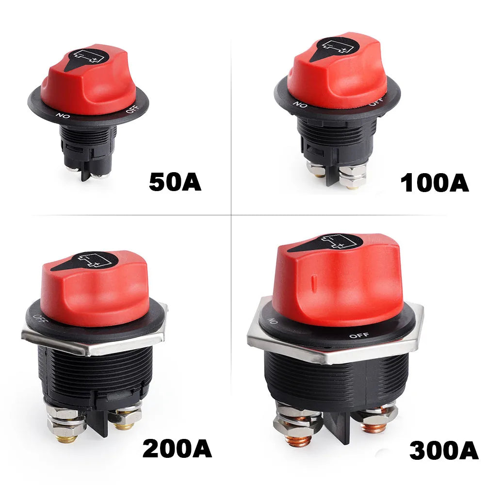 12V 32V Battery Disconnect Switch 50A 100A 200A 300A Car Boat Truck Isolator