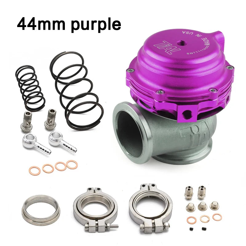 44mm Water Cooled External Turbo Wastegate MV-R V-Band Flange Hardware 14PSI