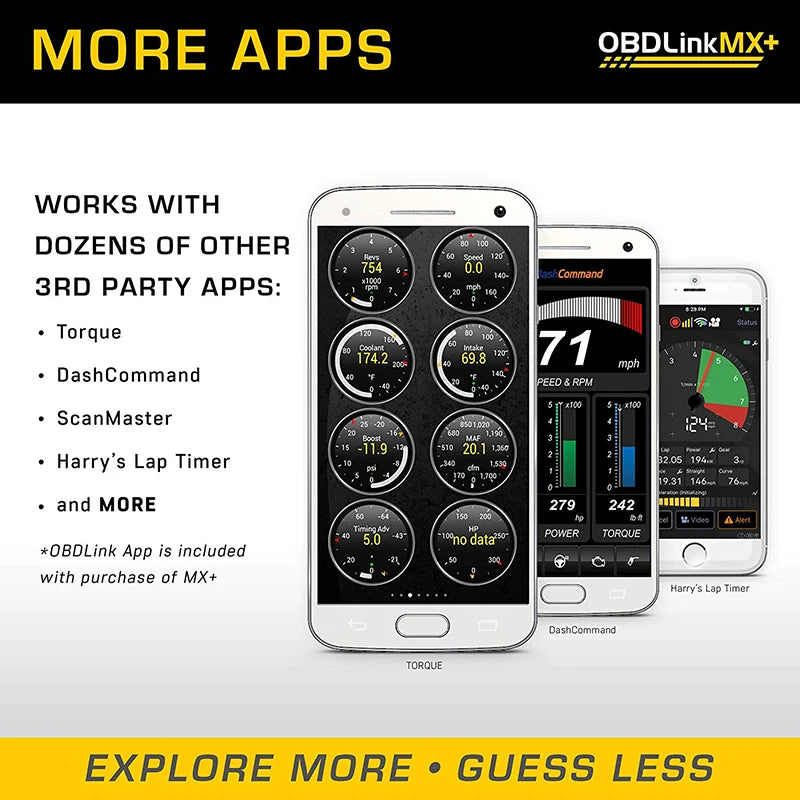 OBD2 ELM327 Bluetooth Scanner Car Diagnostic Code Reader for Android iPhone PC