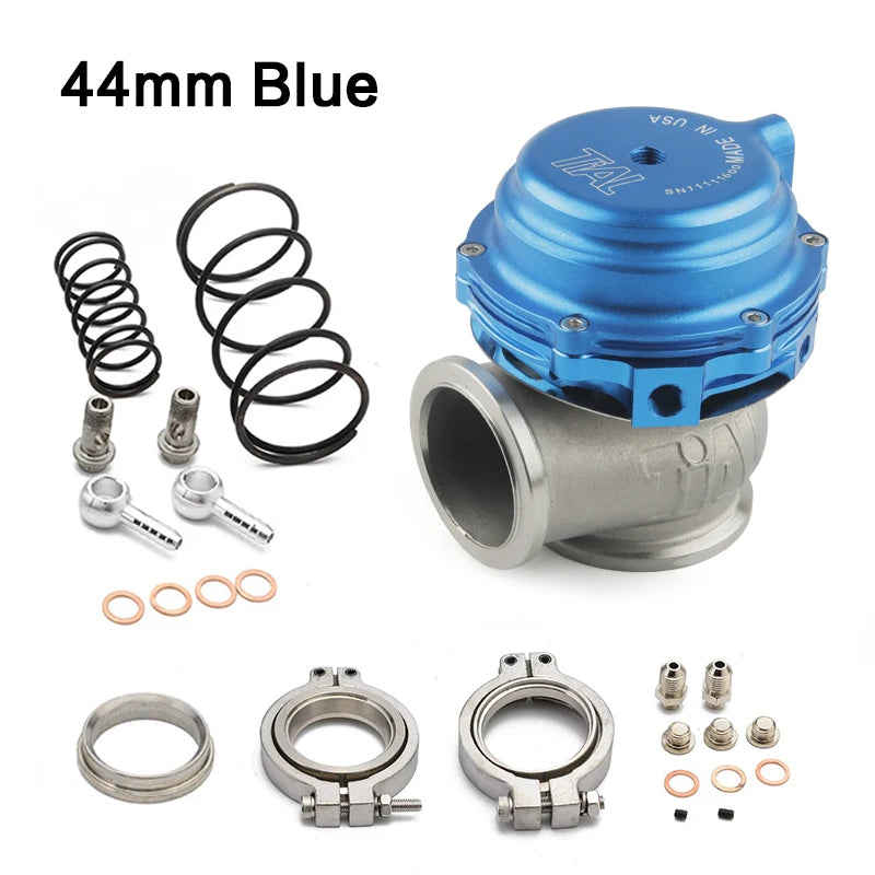 44mm Water Cooled External Turbo Wastegate MV-R V-Band Flange Hardware 14PSI