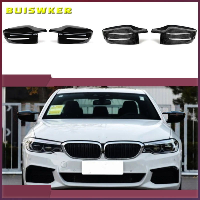 Gloss Black M4 Style Mirror Cover Caps for BMW G20 G21 G22 G28 G30 G38