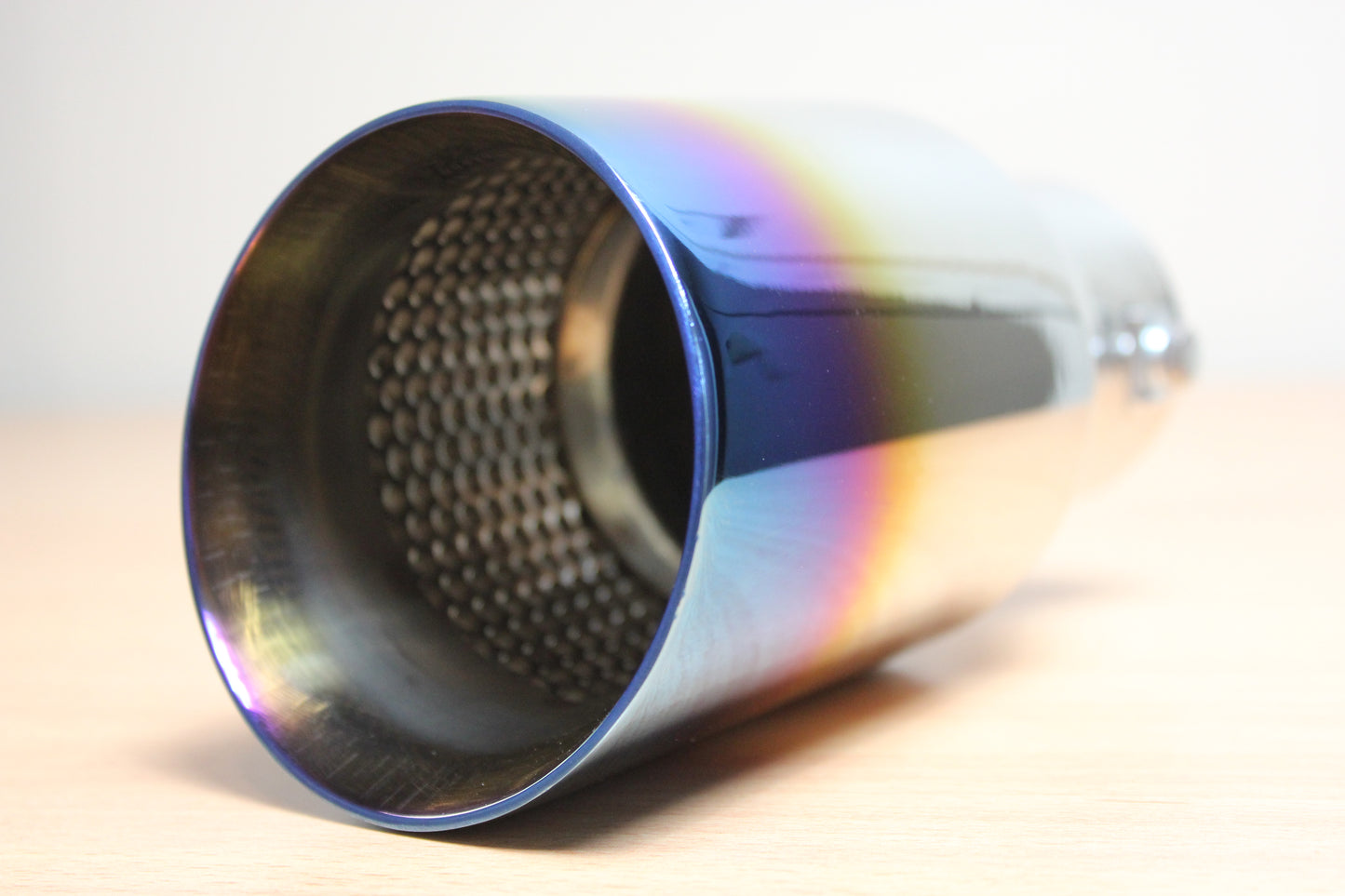 Titanium Exhaust Tip with Double Wall (Universal)