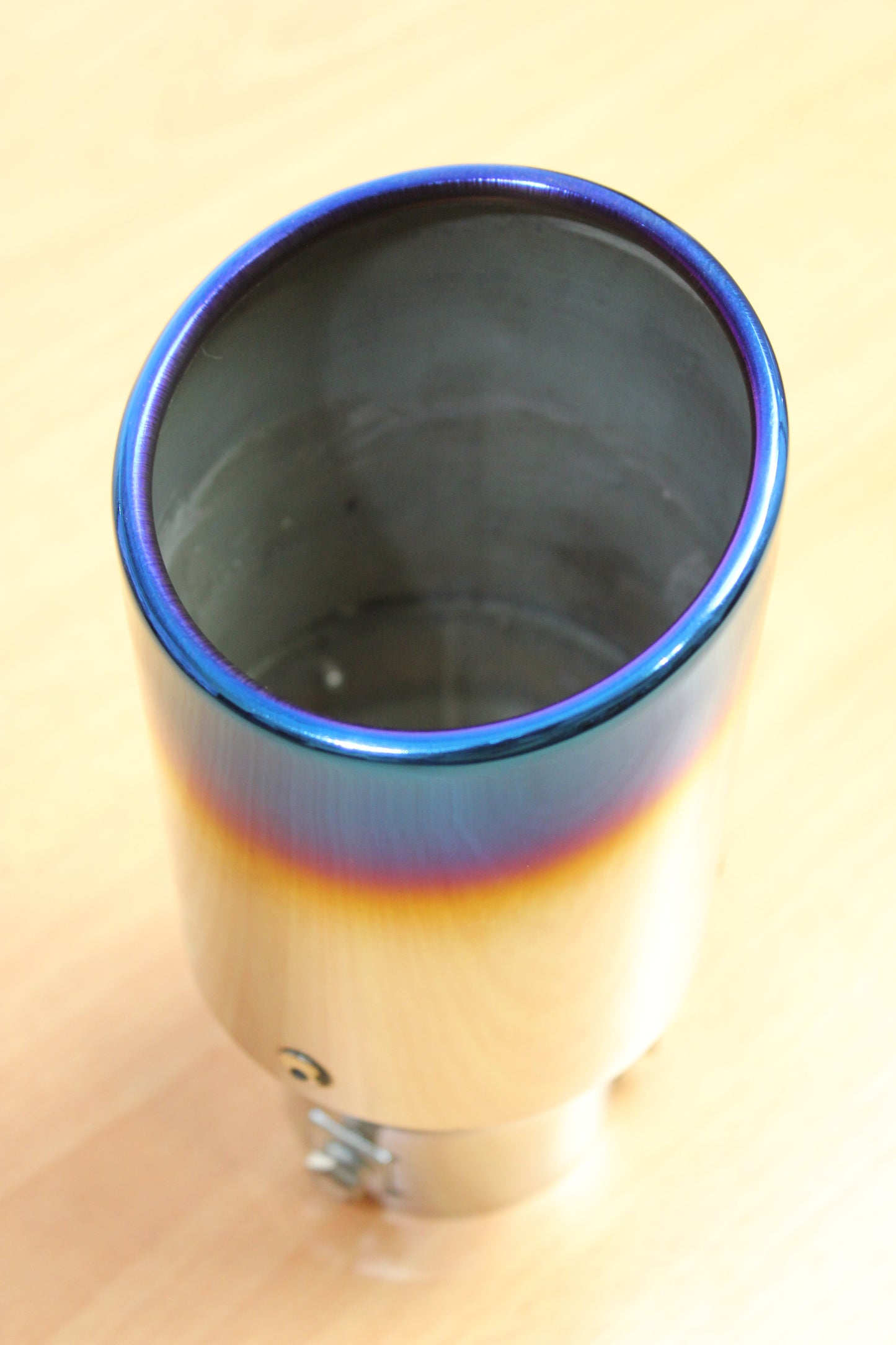 Titanium Exhaust Tip with Rolled Edge (Universal)