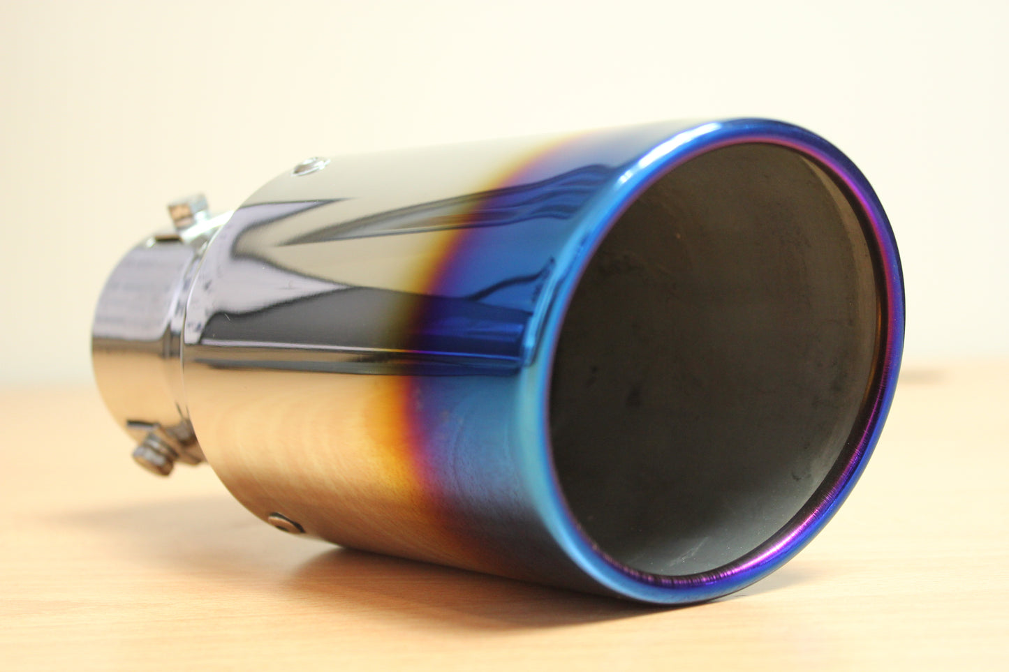 Titanium Exhaust Tip with Rolled Edge (Universal)