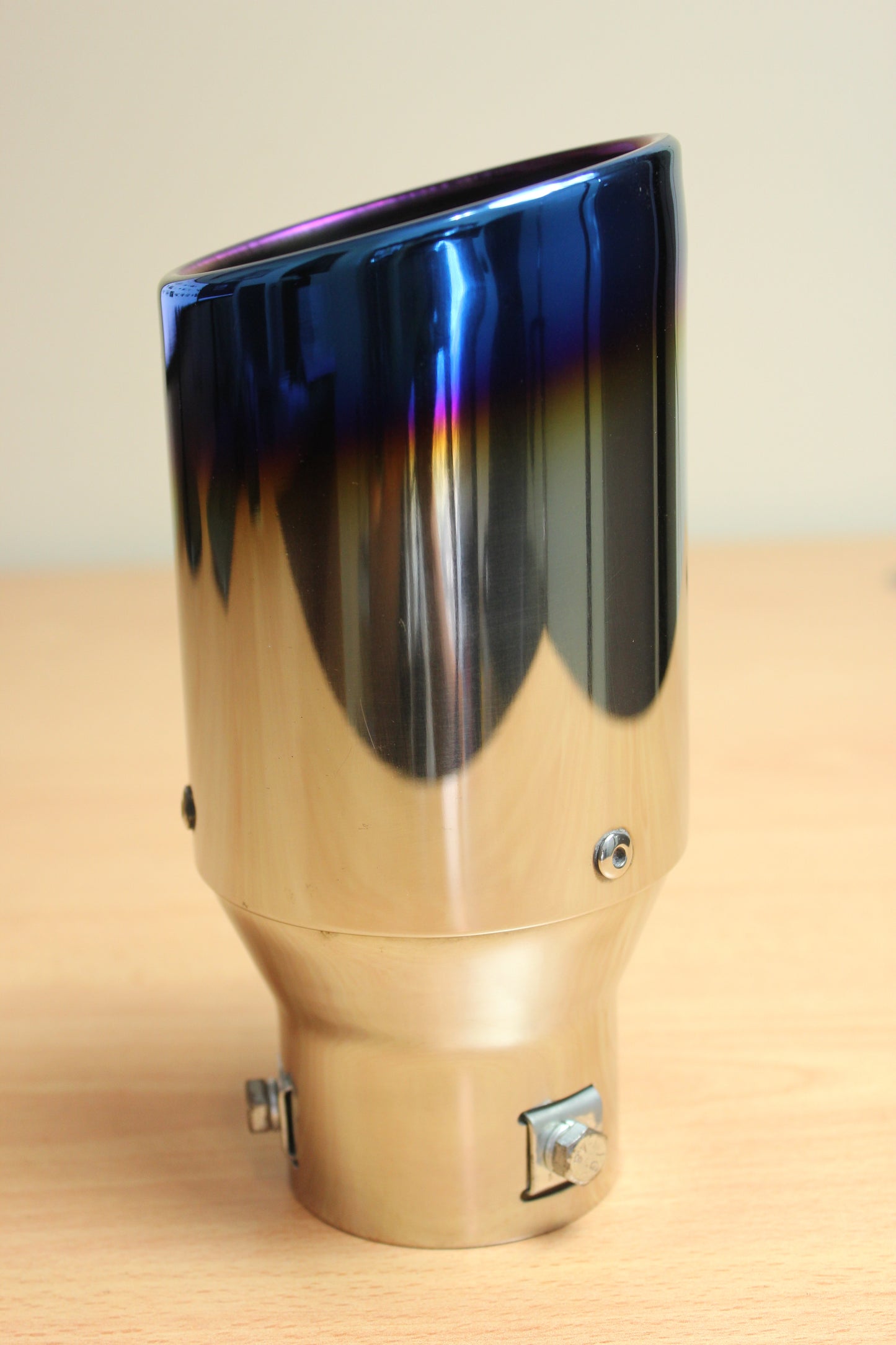 Titanium Exhaust Tip with Rolled Edge (Universal)