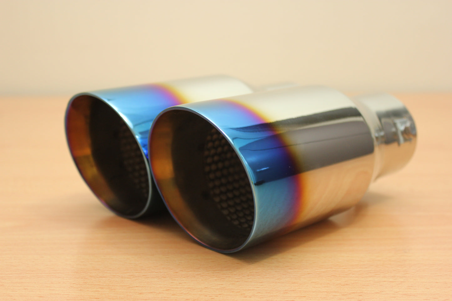 Titanium Exhaust Tip with Double Wall (Universal)