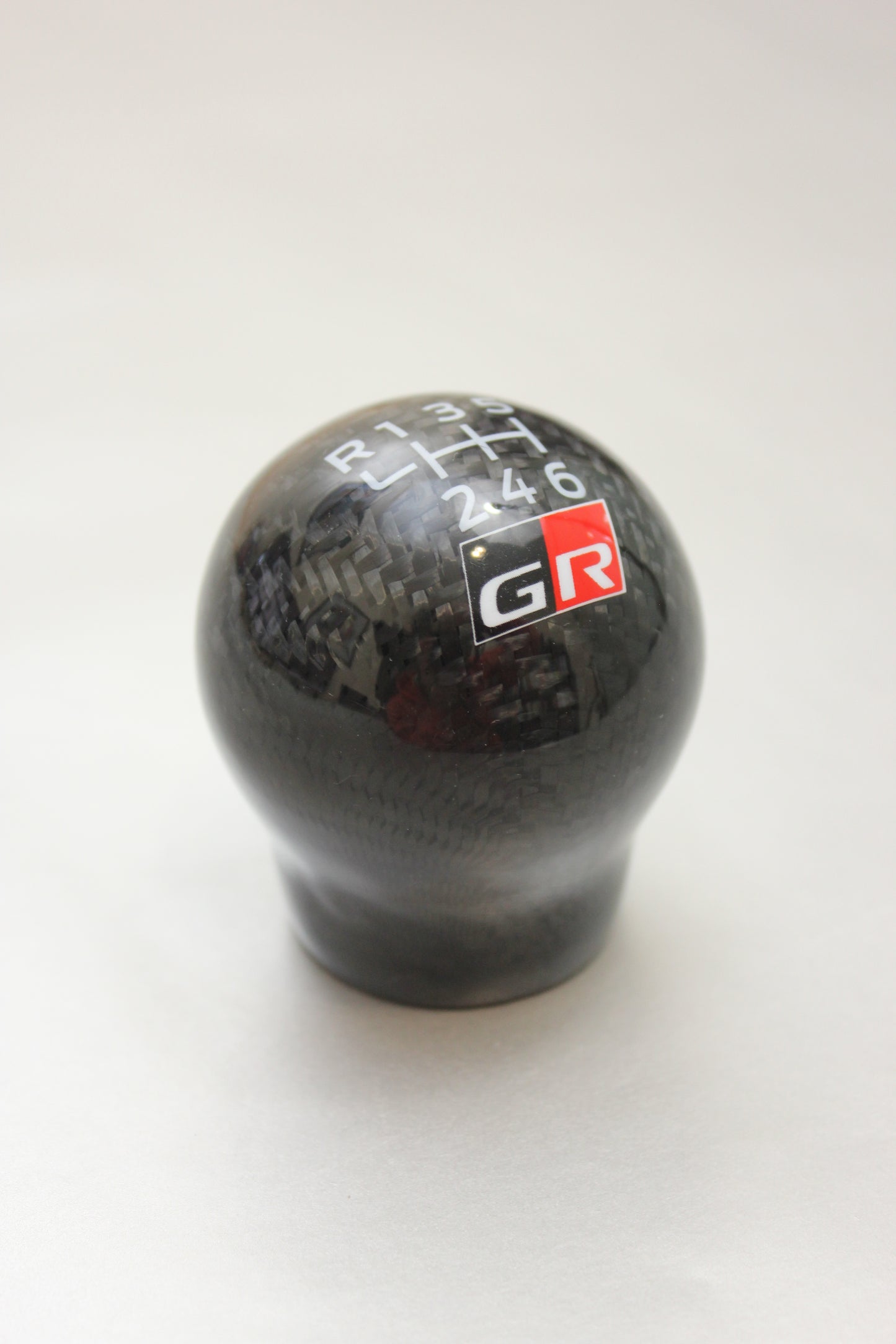 GR 6 Speed Genuine Carbon Fibre Gear Knob M12x1.25 (Toyota GT86 12-21 GR86 22+)