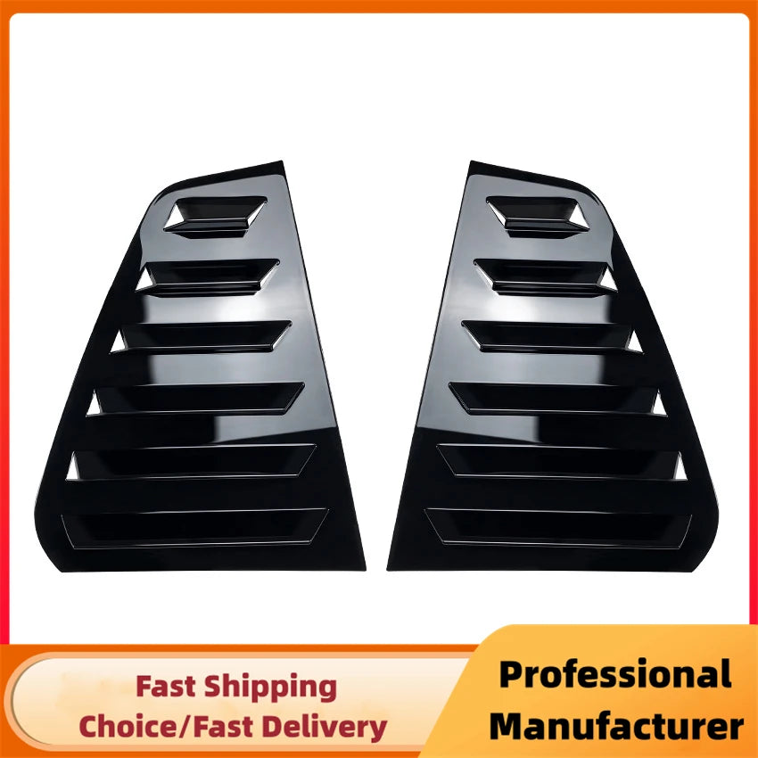Rear Side Window Louver Trim Spoiler for VW Golf MK5 MK6 MK7 MK7.5 2003–2020