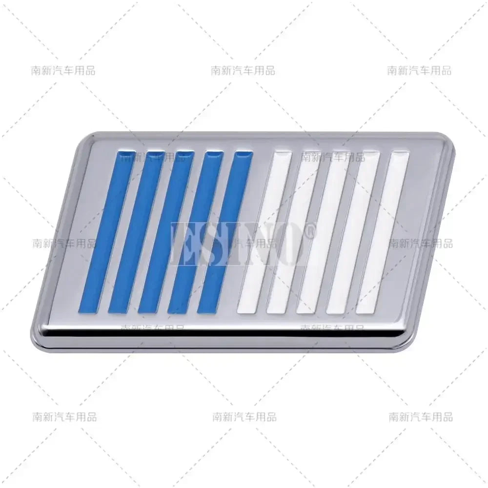 3D Metal Zinc Alloy Ralliart Car Emblem Badge Adhesive Front Grille Trunk