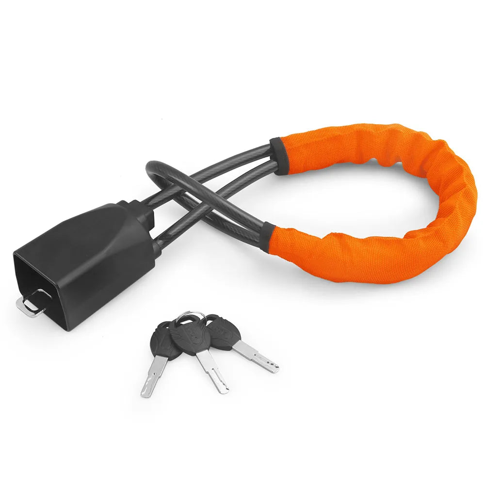Universal Steering Wheel Lock Anti-Theft Device Steel Cable for Car SUV Truck RV