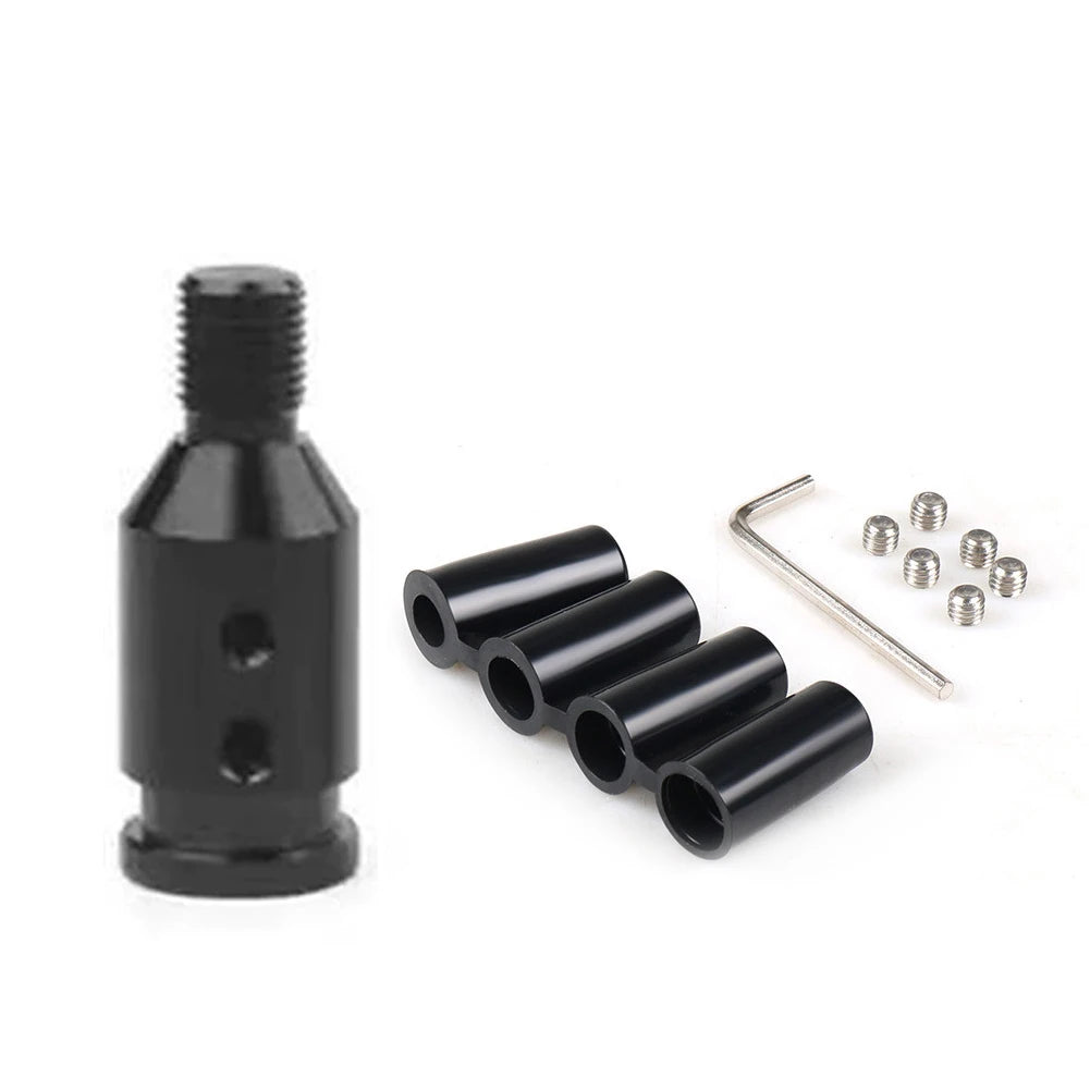 Aluminum Gear Shift Knob Adapter M12x1.25 BMW Mini M10x1.5 Honda Manual