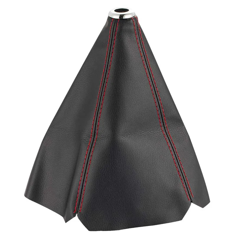 16MM Universal PU Leather Gear Shift Boot Collar Manual Stick Shifter Gaiter Cover
