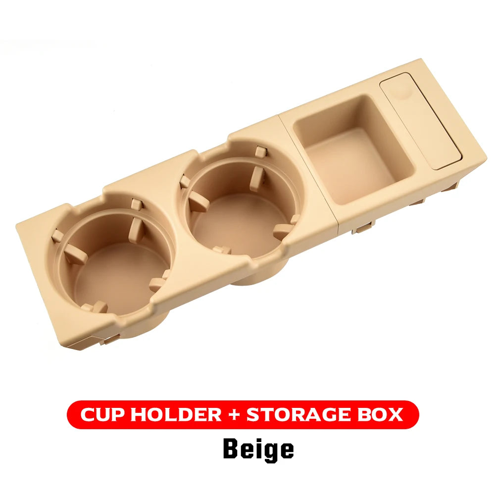 Front Center Console Storage Box Cup Coin Holder for BMW 3 Series E46 1998-2006