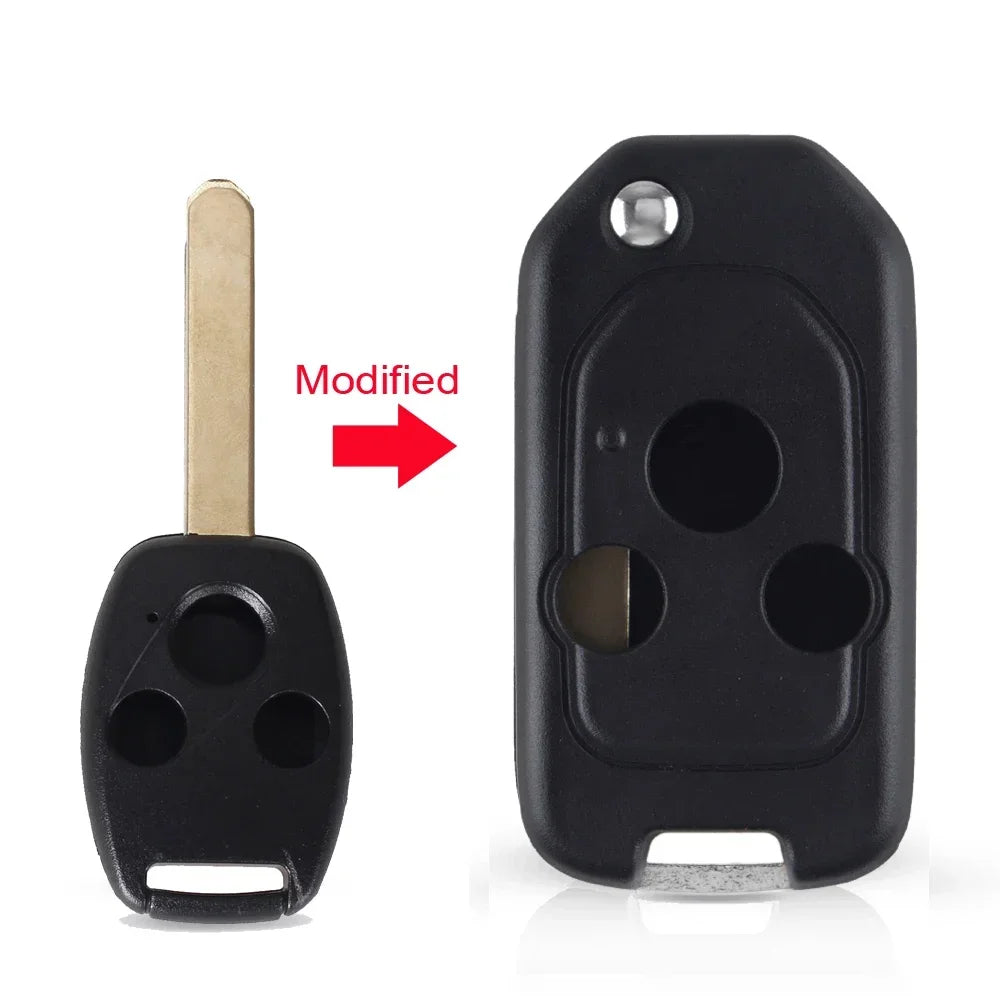 Flip Key Shell 2 3 4 Button Modified Remote Case for Honda Accord Civic CRV Pilot