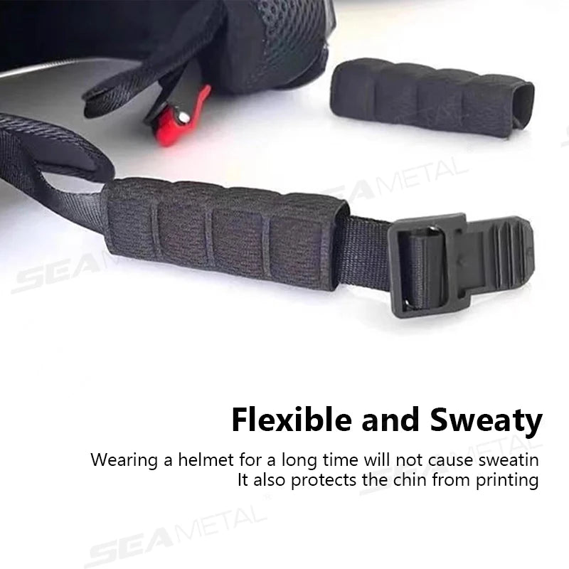 Universal Motorcycle Helmet Liner Sponge Padding Chin Rest Support Breathable