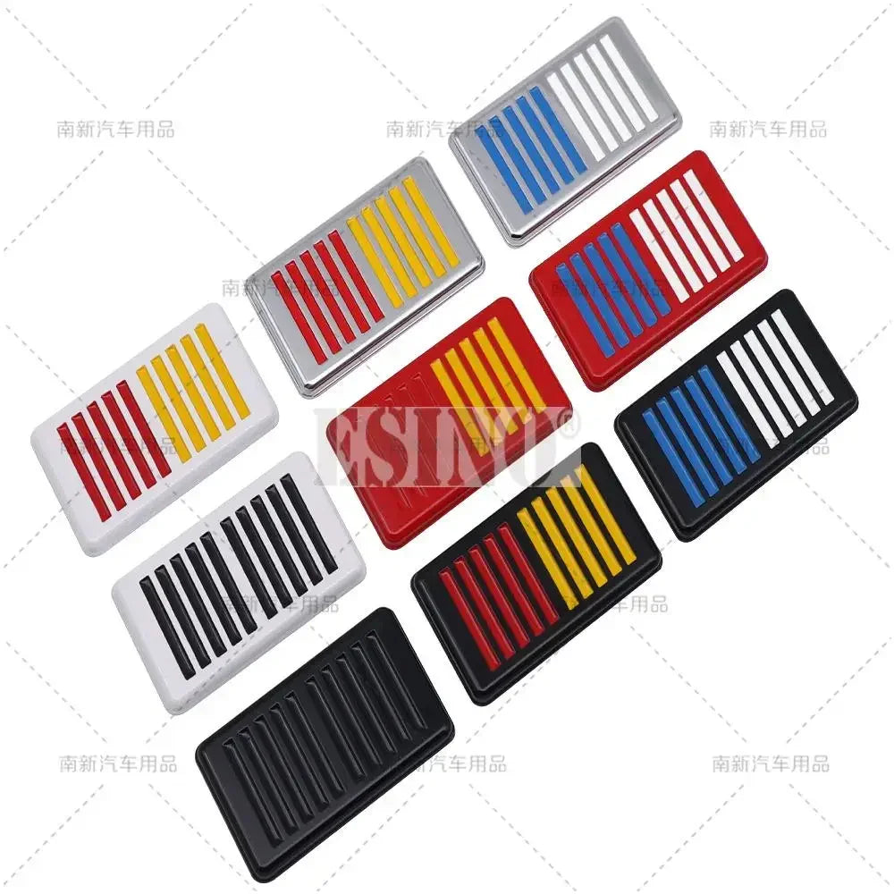 3D Metal Zinc Alloy Ralliart Car Emblem Badge Adhesive Front Grille Trunk