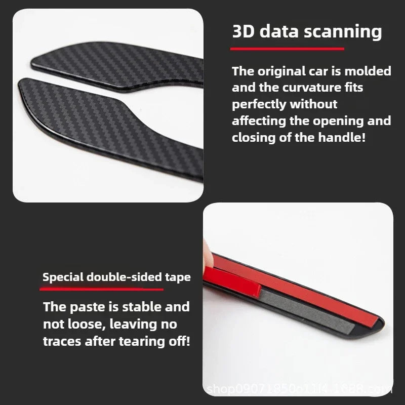 Tesla Model Y Juniper 2025 Door Handle Wrap Protector Anti-Scratch Sticker