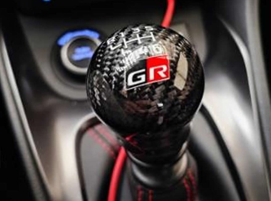 GR 6 Speed Genuine Carbon Fibre Gear Knob M12x1.25 (Toyota GT86 12-21 GR86 22+)