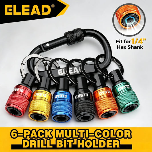 6Pcs 1/4" Hex Shank Screwdriver Bit Holder Extension Rod Quick Change