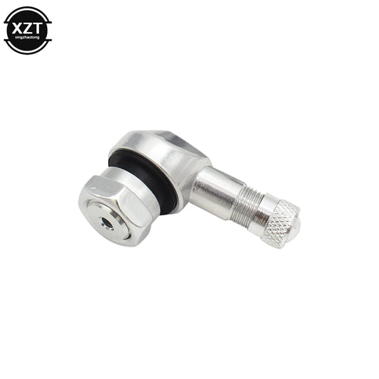 90° Aluminum Alloy Tubeless Motorcycle Tire Valve Stem Angled Rim Air Valve