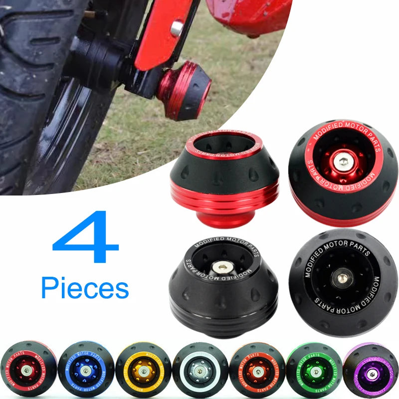 Universal Motorcycle Crash Pad Front Fork Slider Alloy Wheel Protector