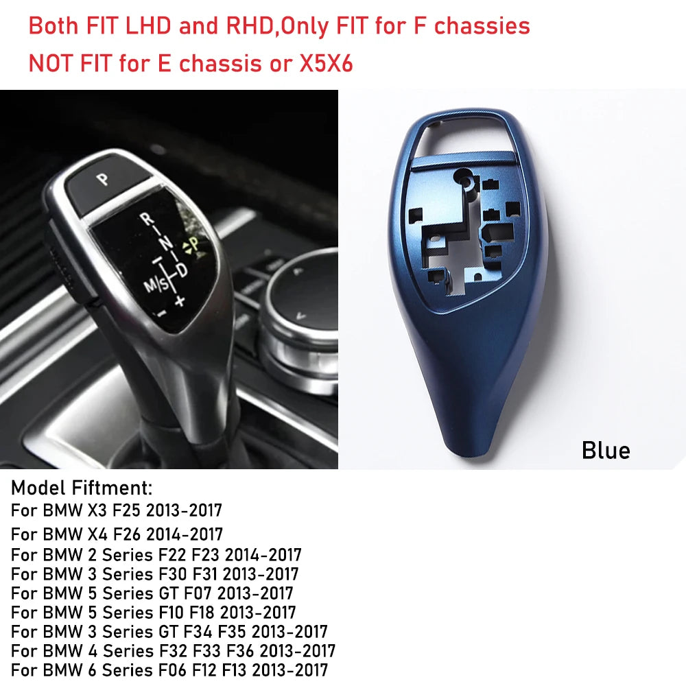 Gear Shift Knob Cover Trim Replacement for BMW F10 F11 F20 F22 F25 F30 F31