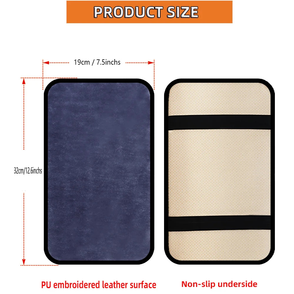 Winter Plush Car Armrest Cushion Soft Center Console Armrest Cover