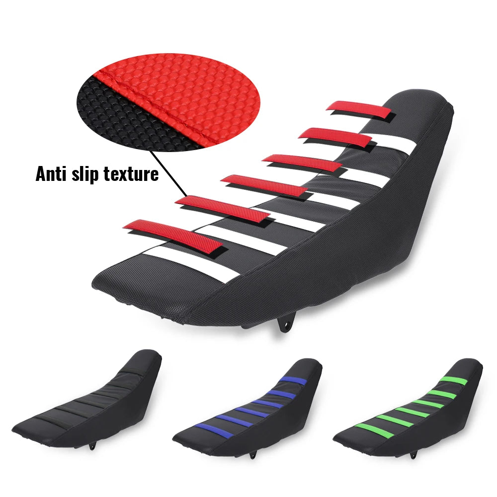 Universal Motorcycle Seat Cover Waterproof Gripper Soft Non-Slip Dirt Bike
