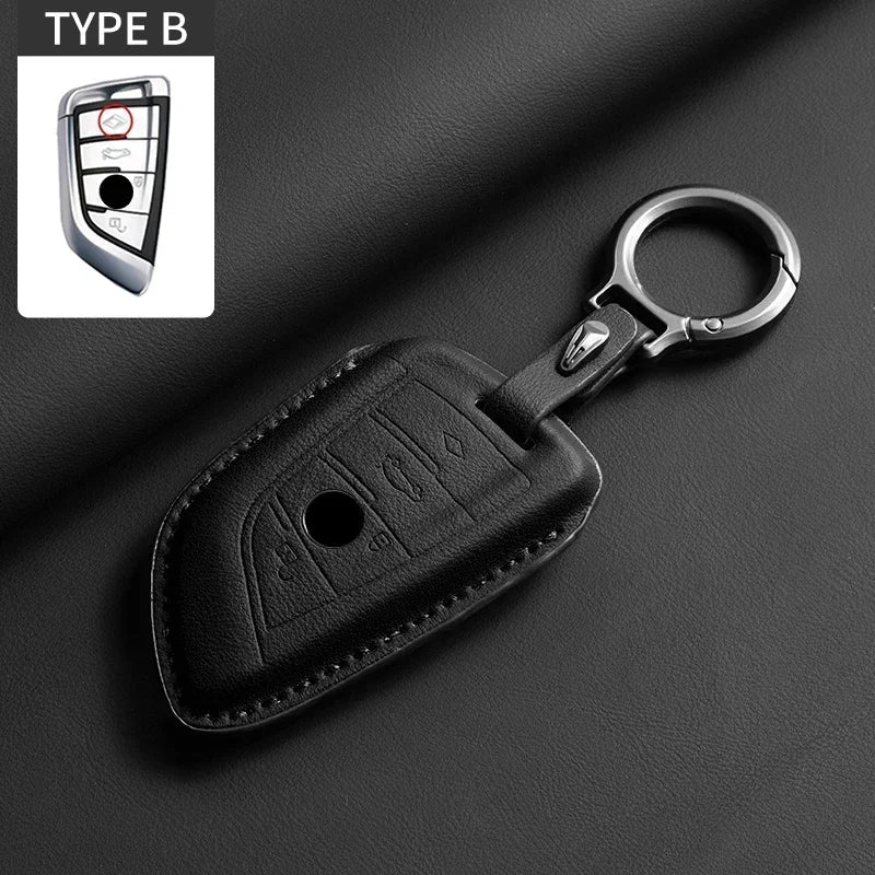 Smart Key Case Cover for BMW 1, 3, 5, 7 Series, X1, X3, X4, X5 & M Models