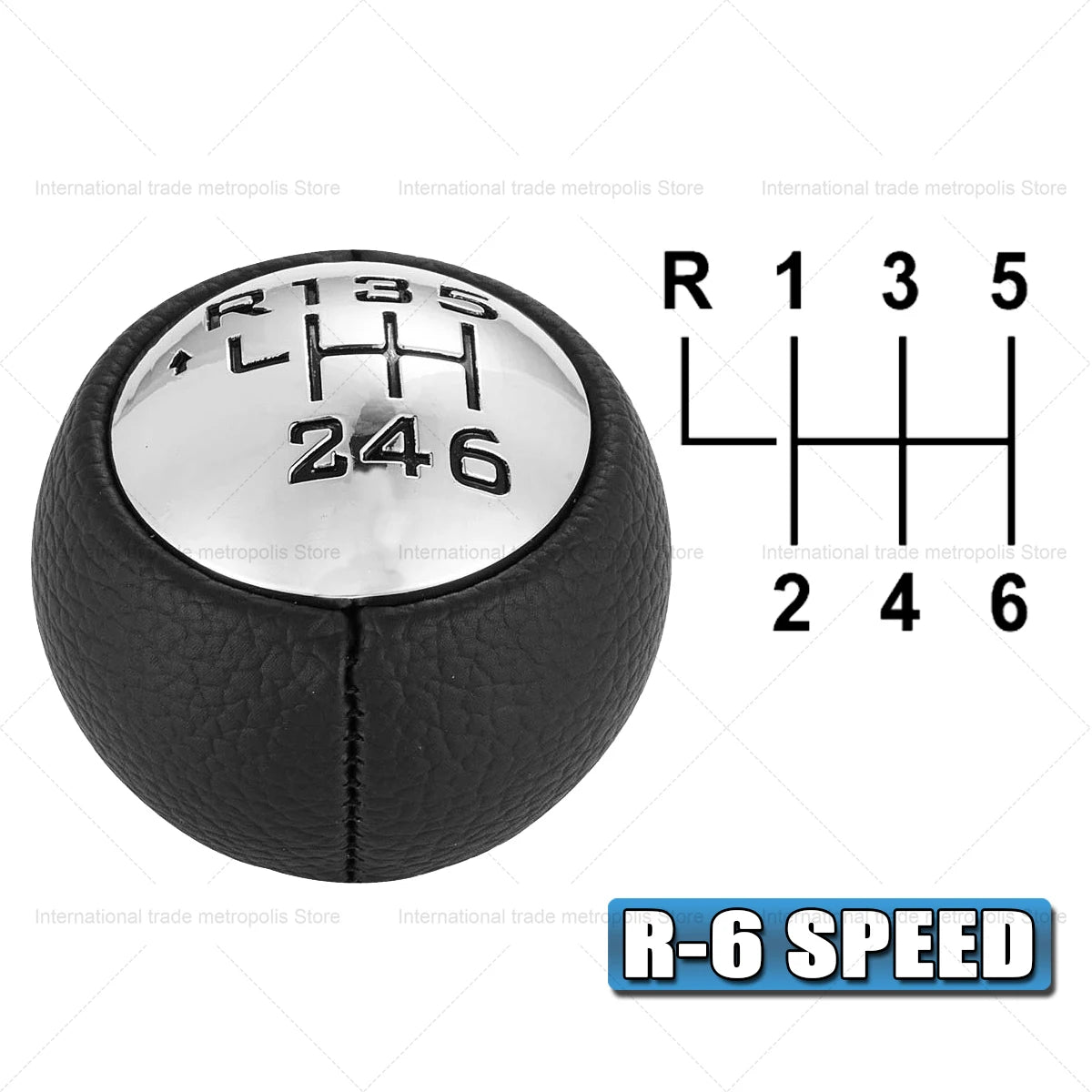 5/6 Speed Gear Shift Knob for Peugeot 307 308 3008 407 5008 807 Citroen C3