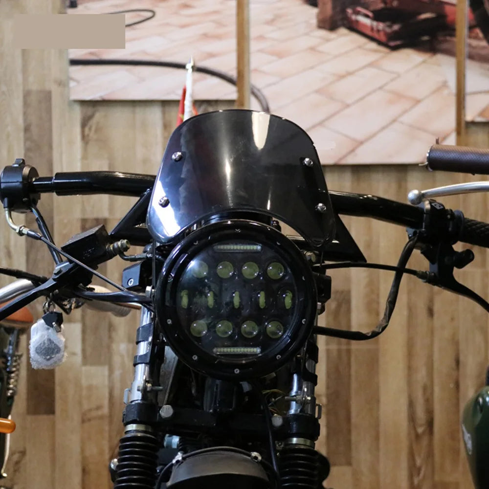 Universal Motorcycle Windshield Front Fairing Screen for Harley Honda Yamaha