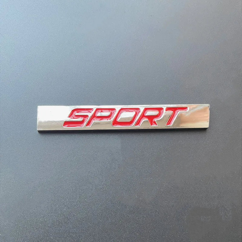 3D Black Chrome Sport Car Emblem Badge Sticker for Toyota Honda Nissan VW Audi