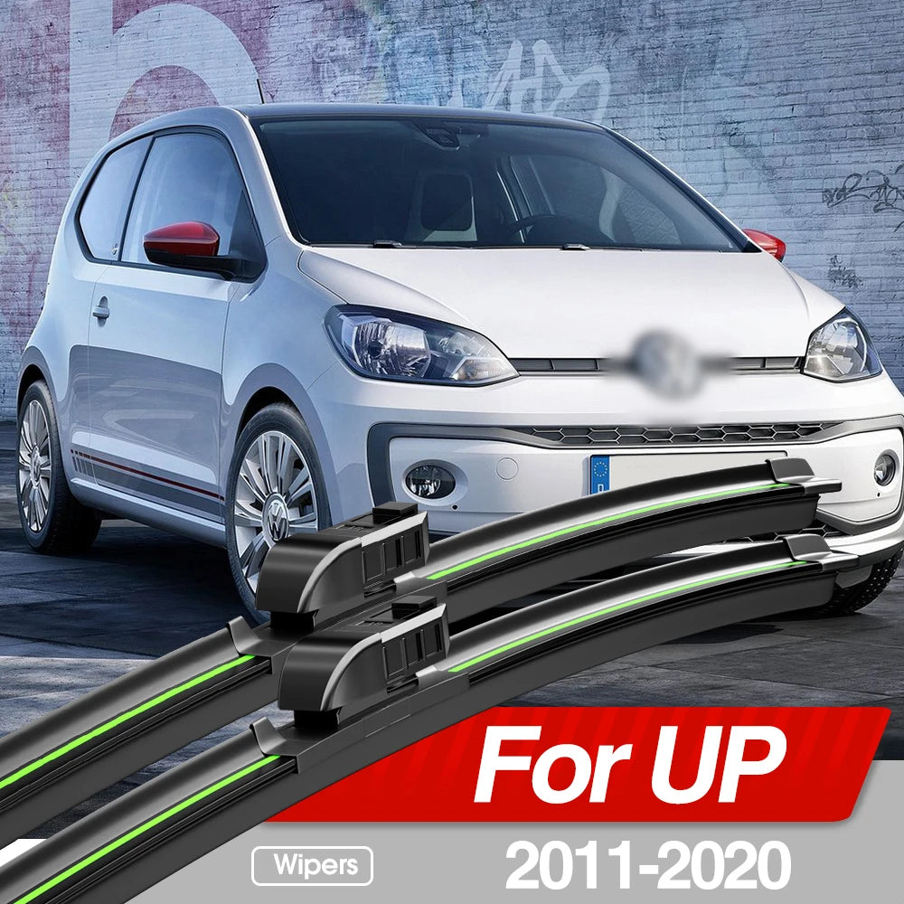 2PCS Front Windshield Wiper Blades for Volkswagen up! 2011–2020
