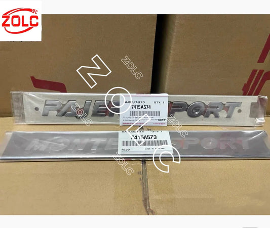 Pajero Montero Sport Genuine Boot Badge Emblem for Mitsubishi 2016-24