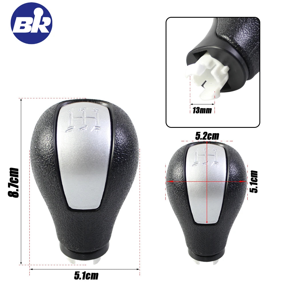 Manual Shift Knob 5 Speed Gear Shifter for Honda Civic 2012-2015 Interior