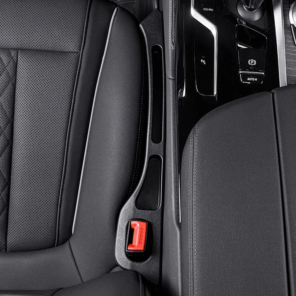 2PCS Car Seat Gap Filler Leak Proof Strips for Hyundai Santa Fe DM TM 2013–2020