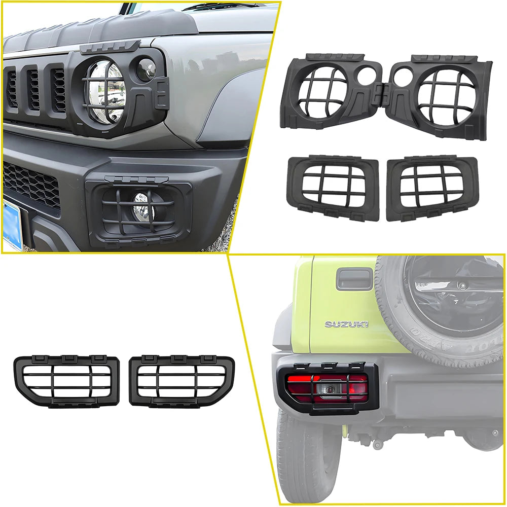 Headlight, Tail Light & Turn Signal Guard Trim Set for Suzuki Jimny JB64 2019–2026