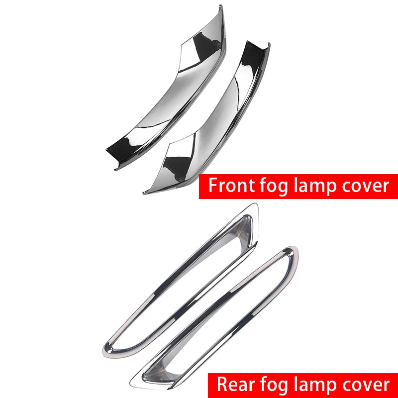 ABS Front & Rear Fog Lamp Eyebrow Trim Covers for Mazda 3 BP 2019–2025