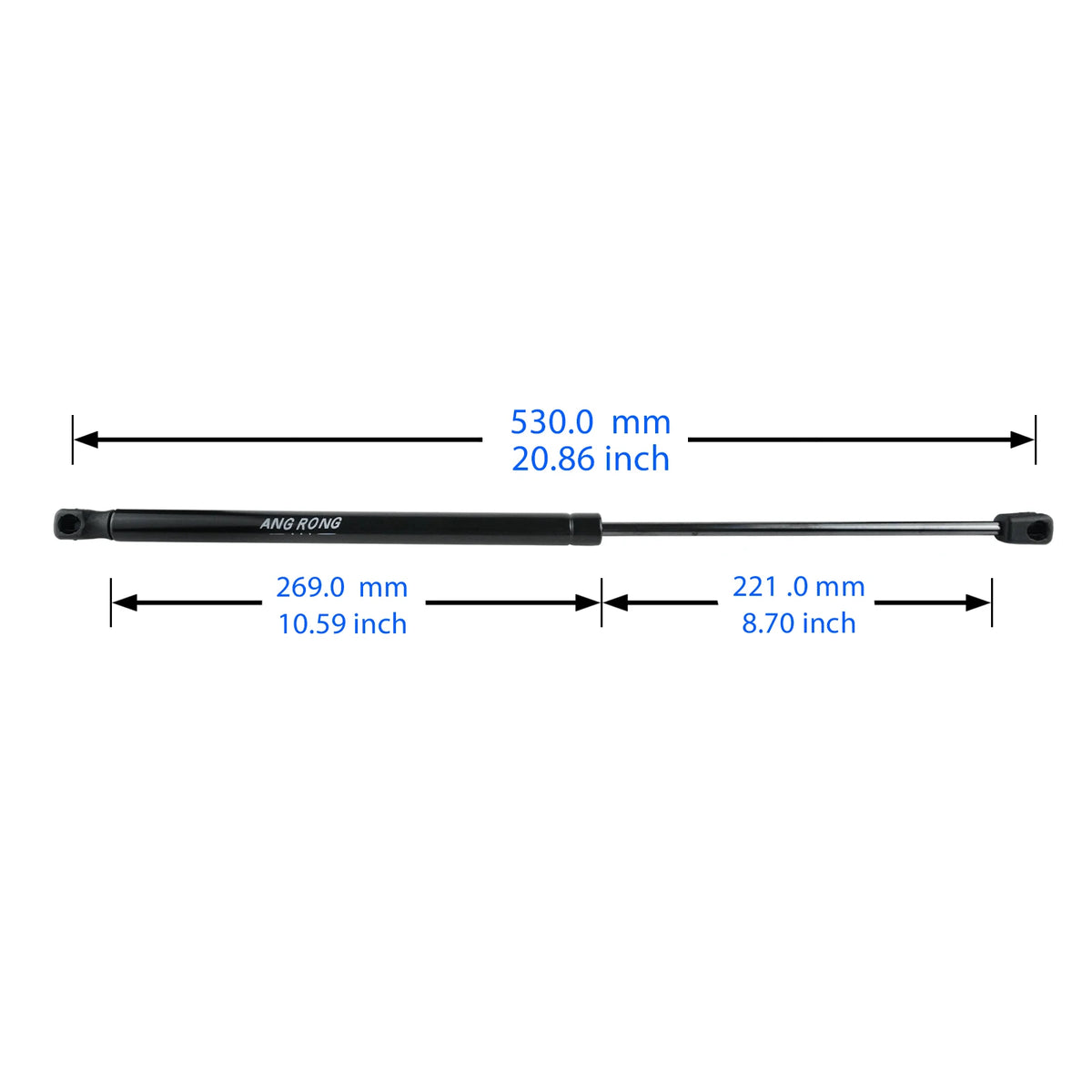 2PCS Rear Tailgate Boot Gas Struts Supports Pair for Nissan Qashqai J11 2013-2018