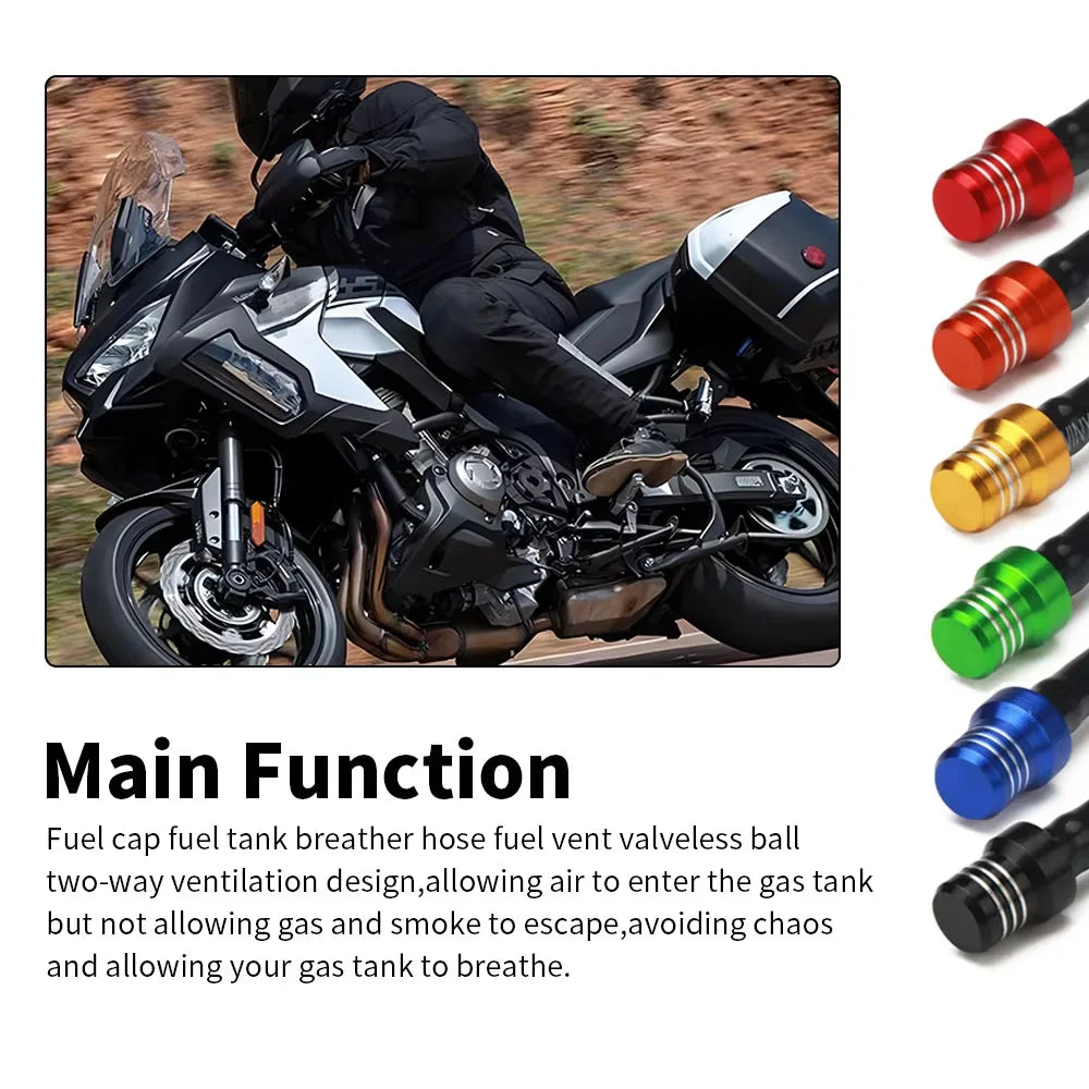CNC Motorcycle Fuel Tank Cap Air Vent Gas Oil Breather KTM Yamaha Honda