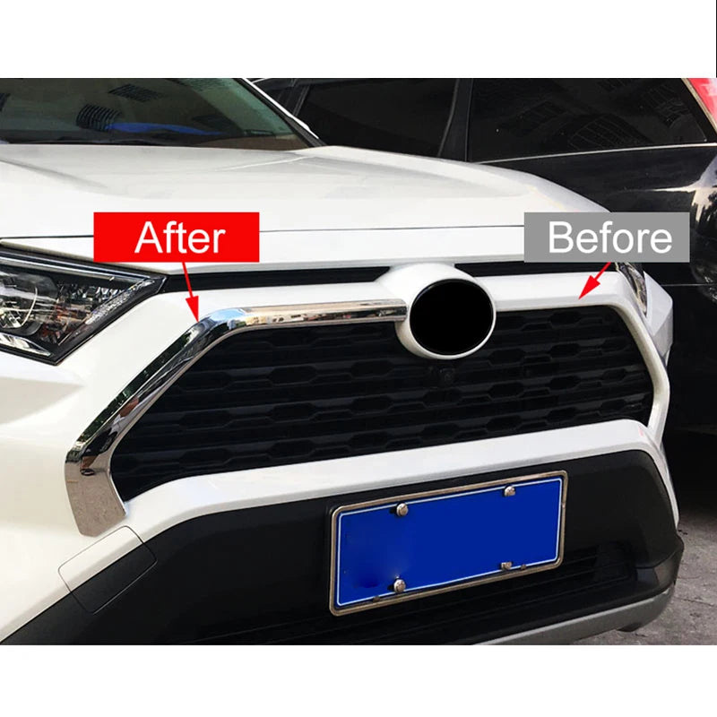 ABS Front Grille Frame Trim Cover for Toyota RAV4 XA50 & Hybrid 2019–2025