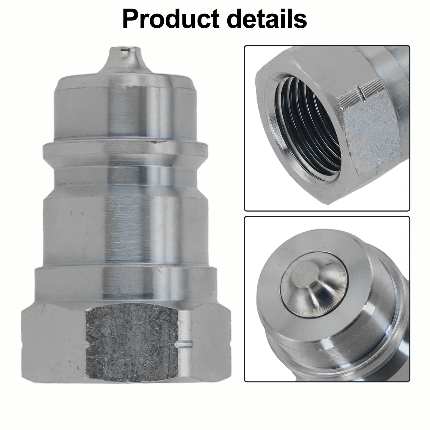 NPT 1/2 Hydraulic Quick Coupler ISO Series A High Pressure Oil Pipe Fitting